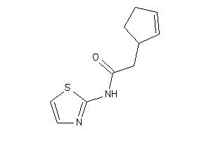 2-cyclopent-2-en-1-yl-N-thiazol-2-yl-acetamide