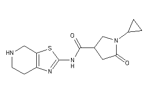 1-cyclopropyl-5-keto-N-(4,5,6,7-tetrahydrothiazolo[5,4-c]pyridin-2-yl)pyrrolidine-3-carboxamide