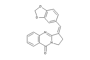 Image of 3-piperonylidene-1,2-dihydropyrrolo[2,1-b]quinazolin-9-one