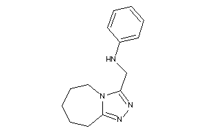 Phenyl(6,7,8,9-tetrahydro-5H-[1,2,4]triazolo[4,3-a]azepin-3-ylmethyl)amine
