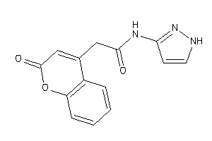 Image of 2-(2-ketochromen-4-yl)-N-(1H-pyrazol-3-yl)acetamide