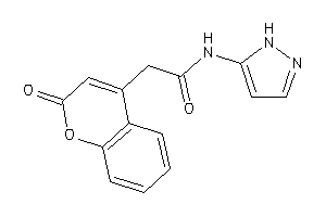 Image of 2-(2-ketochromen-4-yl)-N-(1H-pyrazol-5-yl)acetamide