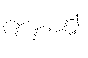 3-(1H-pyrazol-4-yl)-N-(2-thiazolin-2-yl)acrylamide