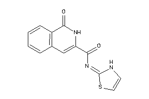 1-keto-N-(4-thiazolin-2-ylidene)-2H-isoquinoline-3-carboxamide