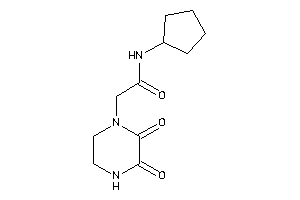 N-cyclopentyl-2-(2,3-diketopiperazino)acetamide