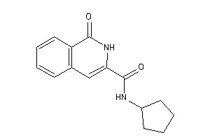 N-cyclopentyl-1-keto-2H-isoquinoline-3-carboxamide