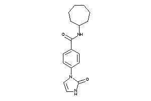 Image of N-cycloheptyl-4-(2-keto-4-imidazolin-1-yl)benzamide