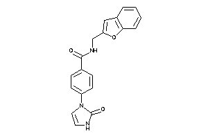Image of N-(benzofuran-2-ylmethyl)-4-(2-keto-4-imidazolin-1-yl)benzamide