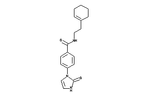 N-(2-cyclohexen-1-ylethyl)-4-(2-keto-4-imidazolin-1-yl)benzamide