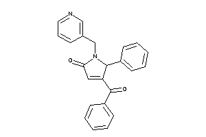 Image of 4-benzoyl-5-phenyl-1-(3-pyridylmethyl)-3-pyrrolin-2-one
