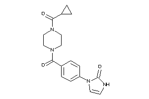 1-[4-[4-(cyclopropanecarbonyl)piperazine-1-carbonyl]phenyl]-4-imidazolin-2-one