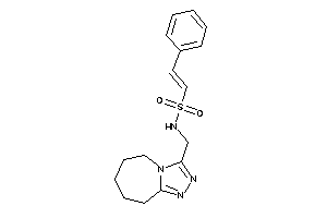 2-phenyl-N-(6,7,8,9-tetrahydro-5H-[1,2,4]triazolo[4,3-a]azepin-3-ylmethyl)ethenesulfonamide
