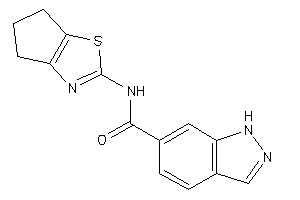 N-(5,6-dihydro-4H-cyclopenta[d]thiazol-2-yl)-1H-indazole-6-carboxamide