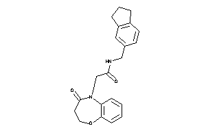 N-(indan-5-ylmethyl)-2-(4-keto-2,3-dihydro-1,5-benzoxazepin-5-yl)acetamide