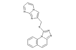 Image of 1-(imidazo[1,2-a]pyrimidin-2-ylmethylthio)-[1,2,4]triazolo[4,3-a]quinoline
