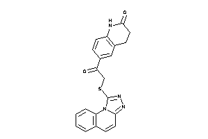Image of 6-[2-([1,2,4]triazolo[4,3-a]quinolin-1-ylthio)acetyl]-3,4-dihydrocarbostyril