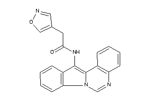 Image of N-indolo[1,2-c]quinazolin-12-yl-2-isoxazol-4-yl-acetamide