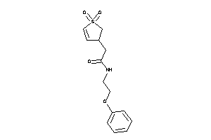 Image of 2-(1,1-diketo-2,3-dihydrothiophen-3-yl)-N-(2-phenoxyethyl)acetamide