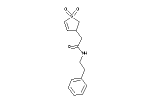 2-(1,1-diketo-2,3-dihydrothiophen-3-yl)-N-phenethyl-acetamide