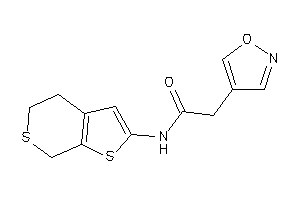 N-(5,7-dihydro-4H-thieno[2,3-c]thiopyran-2-yl)-2-isoxazol-4-yl-acetamide