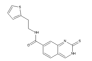 N-[2-(2-thienyl)ethyl]-2-thioxo-3H-quinazoline-7-carboxamide