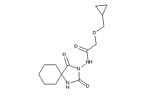 2-(cyclopropylmethoxy)-N-(2,4-diketo-1,3-diazaspiro[4.5]decan-3-yl)acetamide