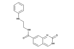 N-(2-anilinoethyl)-2-thioxo-3H-quinazoline-7-carboxamide