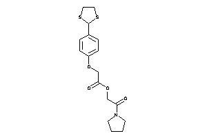 Image of 2-[4-(1,3-dithiolan-2-yl)phenoxy]acetic Acid (2-keto-2-pyrrolidino-ethyl) Ester