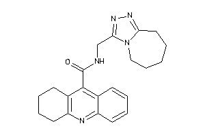 N-(6,7,8,9-tetrahydro-5H-[1,2,4]triazolo[4,3-a]azepin-3-ylmethyl)-1,2,3,4-tetrahydroacridine-9-carboxamide
