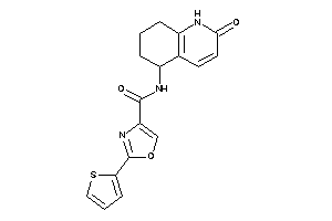 N-(2-keto-5,6,7,8-tetrahydro-1H-quinolin-5-yl)-2-(2-thienyl)oxazole-4-carboxamide