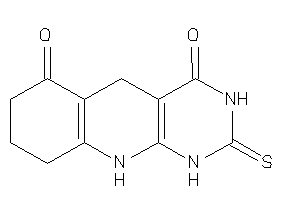 Image of 2-thioxo-1,5,7,8,9,10-hexahydropyrimido[4,5-b]quinoline-4,6-quinone