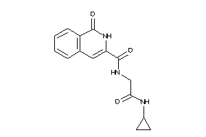 N-[2-(cyclopropylamino)-2-keto-ethyl]-1-keto-2H-isoquinoline-3-carboxamide