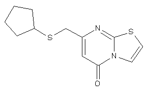 7-[(cyclopentylthio)methyl]thiazolo[3,2-a]pyrimidin-5-one