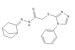 N-(norbornan-2-ylideneamino)-2-[(4-phenyl-1,2,4-triazol-3-yl)thio]acetamide