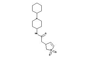 Image of N-(1-cyclohexyl-4-piperidyl)-2-(1,1-diketo-2,3-dihydrothiophen-3-yl)acetamide
