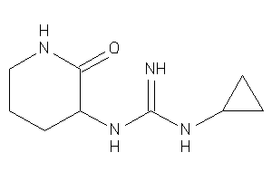 1-cyclopropyl-3-(2-keto-3-piperidyl)guanidine