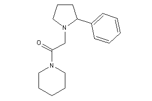 2-(2-phenylpyrrolidino)-1-piperidino-ethanone