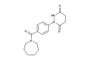 Image of 1-[4-(azepane-1-carbonyl)phenyl]hexahydropyridazine-3,6-quinone