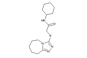N-cyclohexyl-2-(6,7,8,9-tetrahydro-5H-[1,2,4]triazolo[4,3-a]azepin-3-ylthio)acetamide