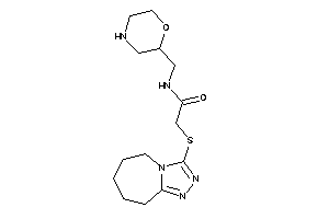 N-(morpholin-2-ylmethyl)-2-(6,7,8,9-tetrahydro-5H-[1,2,4]triazolo[4,3-a]azepin-3-ylthio)acetamide