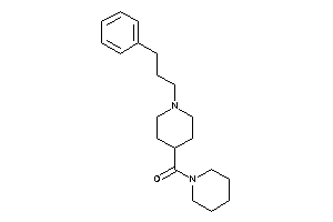 Image of [1-(3-phenylpropyl)-4-piperidyl]-piperidino-methanone