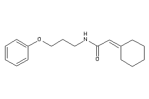 2-cyclohexylidene-N-(3-phenoxypropyl)acetamide