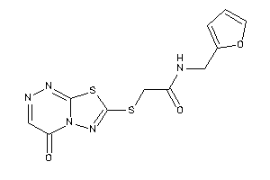 N-(2-furfuryl)-2-[(4-keto-[1,3,4]thiadiazolo[2,3-c][1,2,4]triazin-7-yl)thio]acetamide