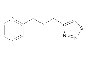 Pyrazin-2-ylmethyl(thiadiazol-4-ylmethyl)amine