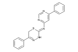 (5-phenyl-3,6-dihydro-1,3,4-thiadiazin-2-ylidene)-(6-phenylpyrimidin-4-yl)amine