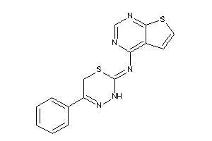 Image of (5-phenyl-3,6-dihydro-1,3,4-thiadiazin-2-ylidene)-thieno[2,3-d]pyrimidin-4-yl-amine