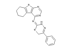 (5-phenyl-3,6-dihydro-1,3,4-thiadiazin-2-ylidene)-(5,6,7,8-tetrahydrobenzothiopheno[2,3-d]pyrimidin-4-yl)amine