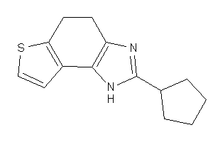 2-cyclopentyl-4,5-dihydro-1H-thieno[3,2-e]benzimidazole