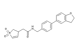 N-(4-coumaran-5-ylbenzyl)-2-(1,1-diketo-2,3-dihydrothiophen-3-yl)acetamide