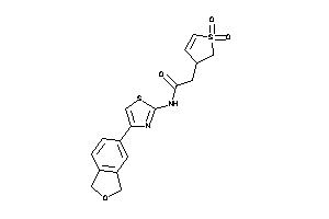 Image of 2-(1,1-diketo-2,3-dihydrothiophen-3-yl)-N-(4-phthalan-5-ylthiazol-2-yl)acetamide